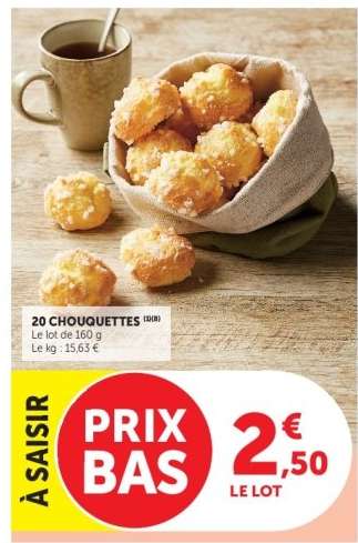 20 CHOUQUETTES