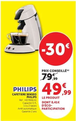 PHILIPS CAFETIÈRE SENSEO