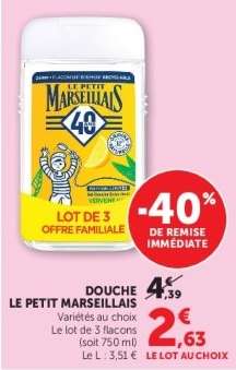 DOUCHE “LE PETIT MARSEILLAIS”