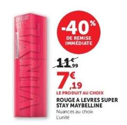ROUGE A LEVRES SUPER STAY MAYBELLINE