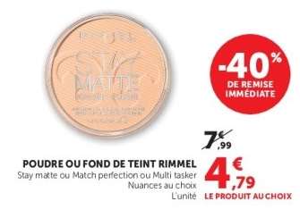 POUDRE OU FOND DE TEINT RIMMEL