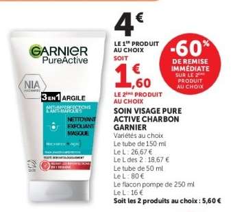 Soin Visage Pure Active Charbon Garnier