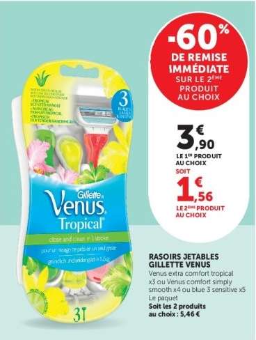 RASOIRS JETABLES GILLETTE VENUS