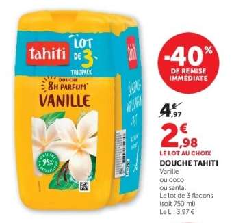 DOUCHE TAHITI