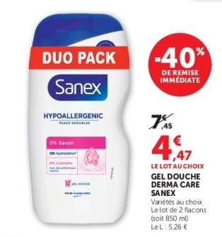 GEL DOUCHE DERMA CARE SANEX
