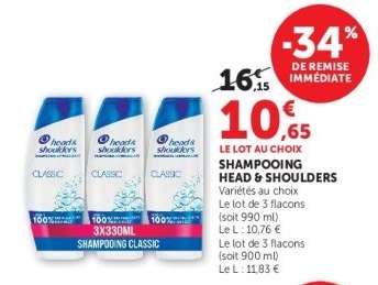 Shampooing Head & Shoulders