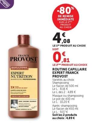 ROUTINE CAPILLAIRE EXPERT FRANCK PROVOST