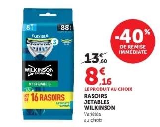 RASOIRS JETABLES “WILKINSON”