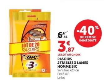 RASOIRS JETABLES 3 LAMES HOMME BIC