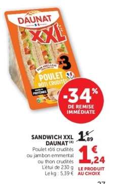 SANDWICH XXL DAUNAT