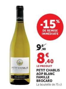 PETIT CHABLIS AOP BLANC FAMILLE BROCARD