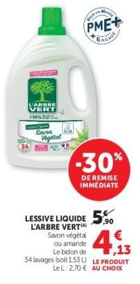Lessive liquide L'ARBRE VERT