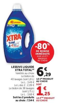 Lessive Liquide Xtra Total  *