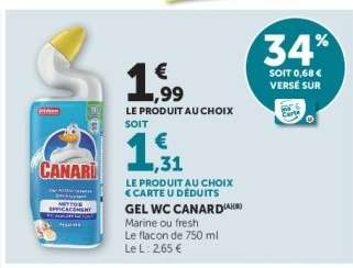 GEL WC “CANARD”