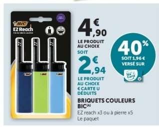 Briquets Couleurs BIC