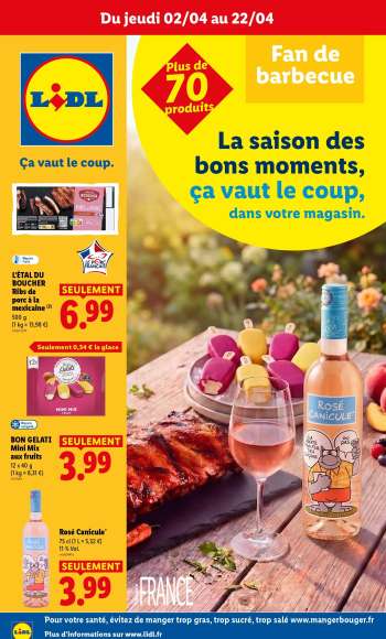 Catalogue Lidl - 02/04/2026 - 22/04/2026.