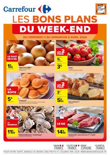 Catalogue Carrefour Hypermarchés - 03/04/2026 - 05/04/2026.