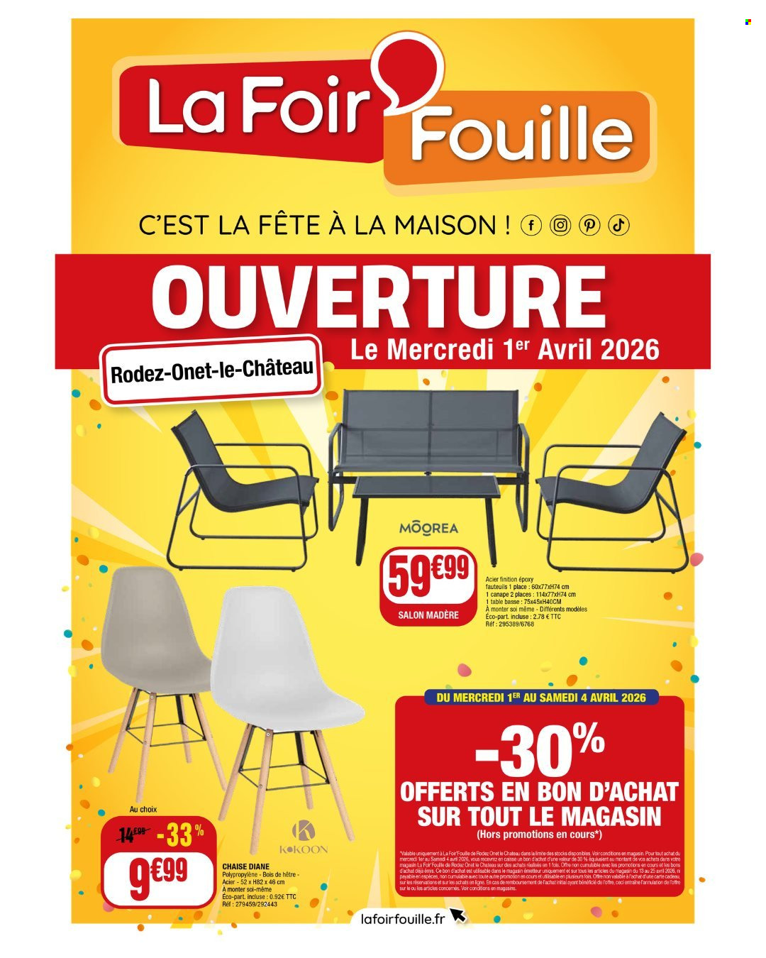 Catalogue La Foir'Fouille - 01/04/2026 - 11/04/2026. Page 1