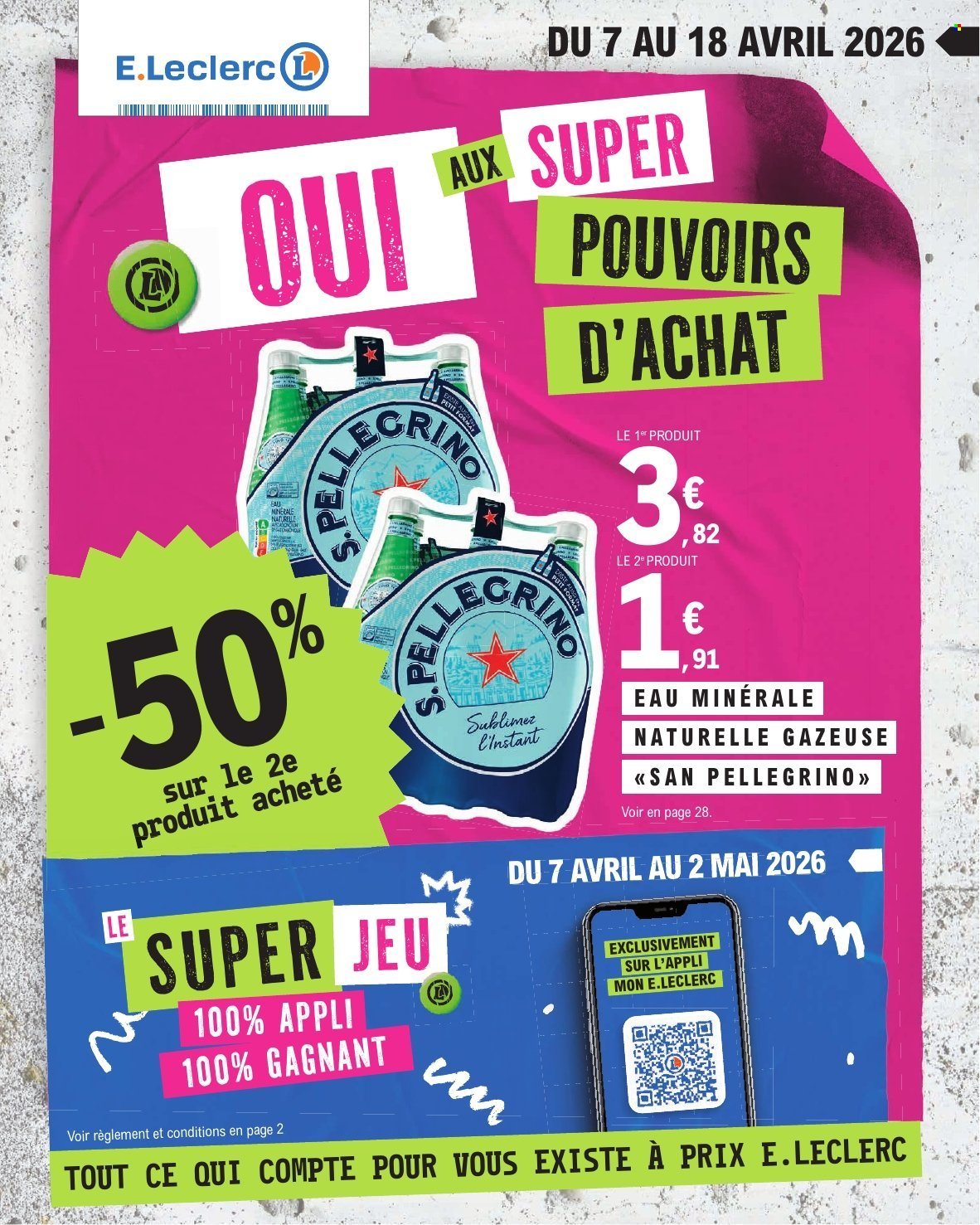 Catalogue E.Leclerc - 07/04/2026 - 18/04/2026. Page 1