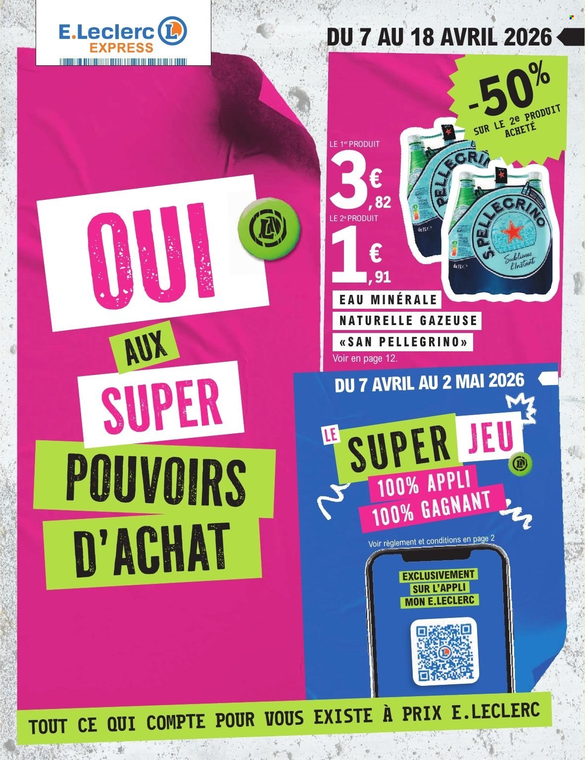 Catalogue E.Leclerc - 07/04/2026 - 18/04/2026. Page 1