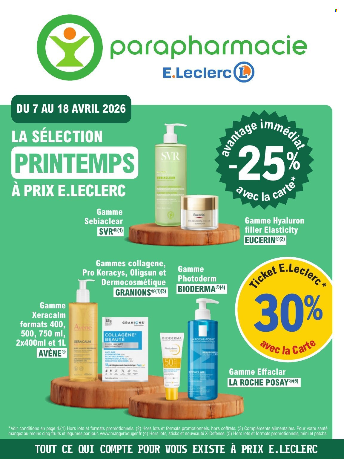 Catalogue E.Leclerc - 07/04/2026 - 18/04/2026. Page 1