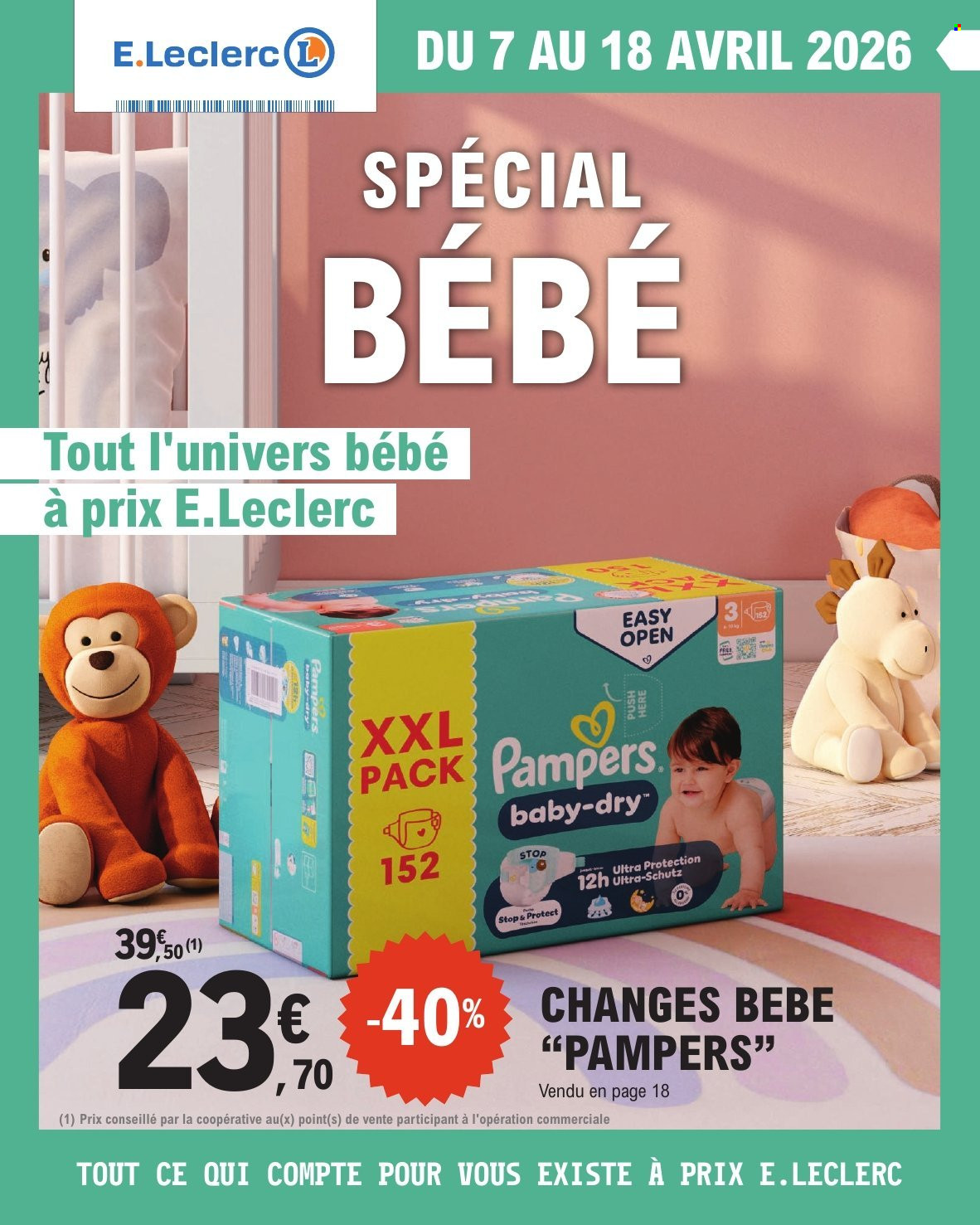 Catalogue E.Leclerc - 07/04/2026 - 18/04/2026. Page 1