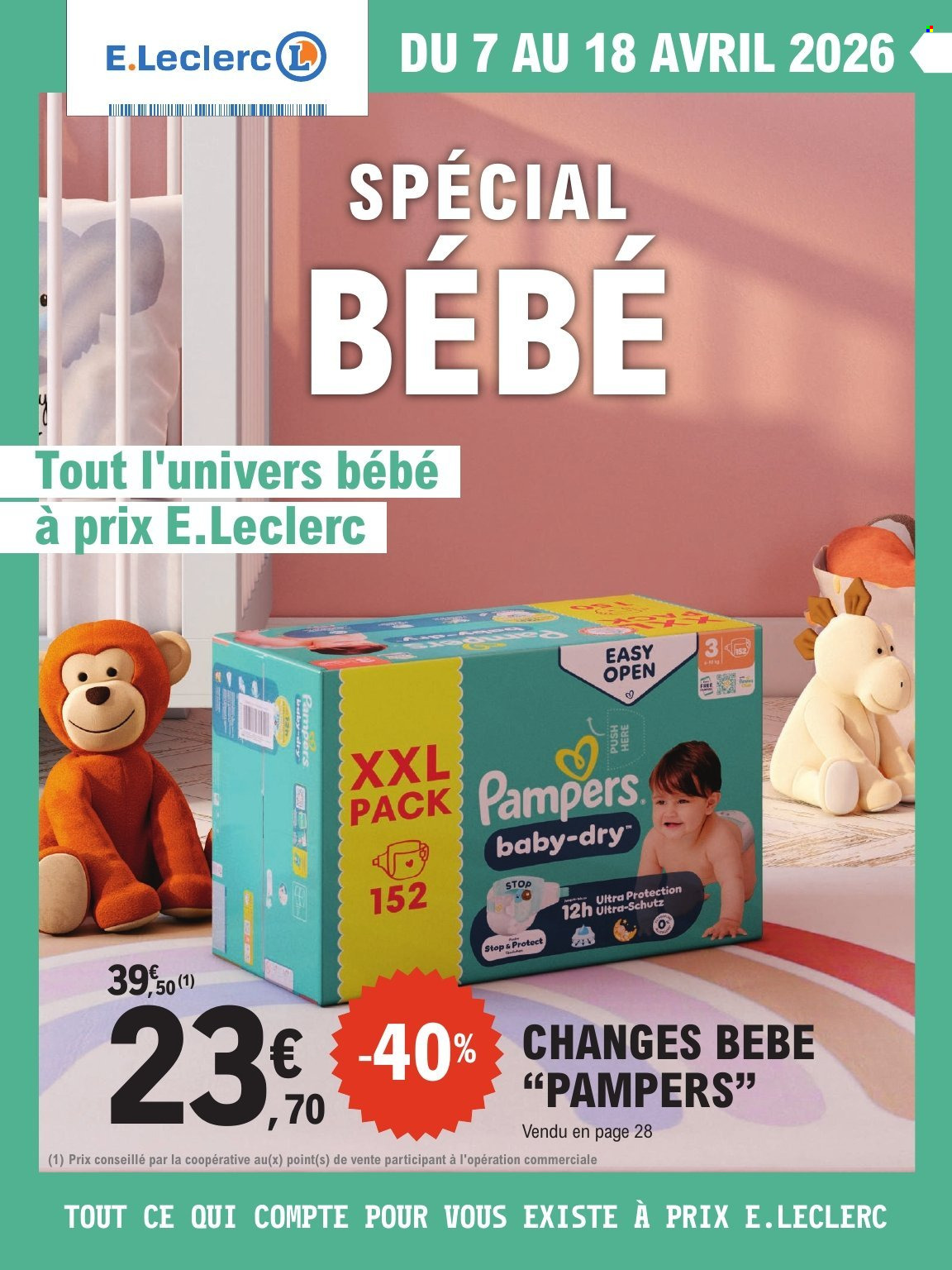 Catalogue E.Leclerc - 07/04/2026 - 18/04/2026. Page 1