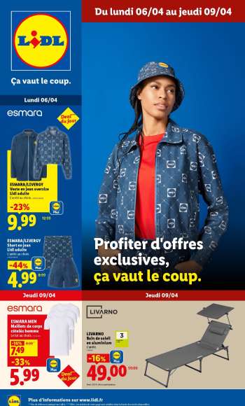 Catalogue Lidl - 06/04/2026 - 09/04/2026.