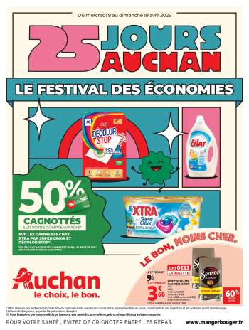 Catalogue Auchan - 08/04/2026 - 19/04/2026.
