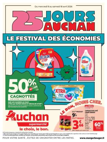 Catalogue Auchan - 08/04/2026 - 18/04/2026.