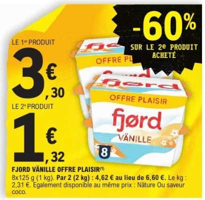 Fjord Vanille Offre Plaisir