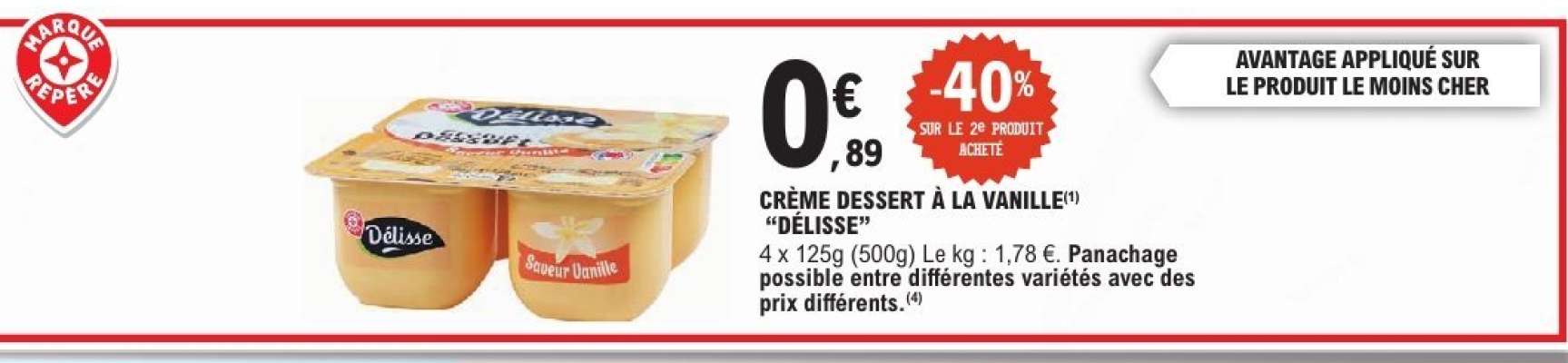 CRÈME DESSERT À LA VANILLE “DÉLISSE”