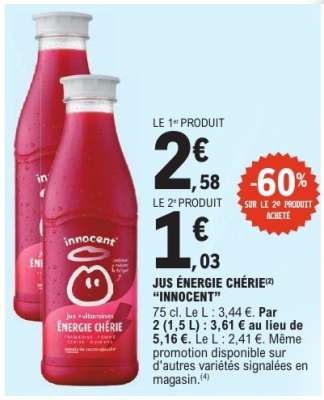 Jus Énergie Chérie "Innocent"