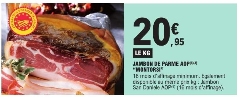 Jambon De Parme Aop