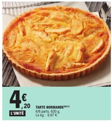 Tarte Normande