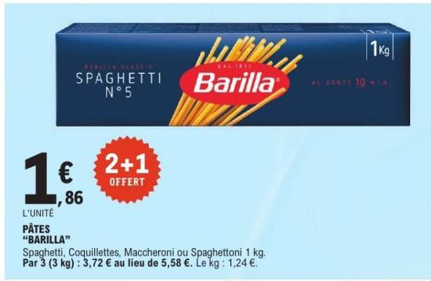 PÂTES "BARILLA"