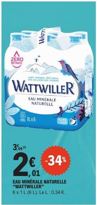 Eau Minérale Naturelle Wattwiller