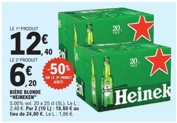 Bière Blonde Heineken*