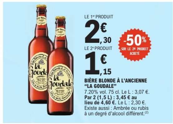 Bière Blonde à l'Ancienne 'La Goudale'