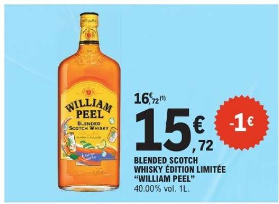 BLENDED SCOTCH WHISKY ÉDITION LIMITÉE “WILLIAM PEEL”
