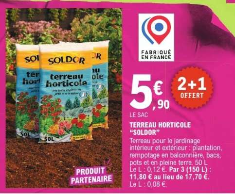 TERREAU HORTICOLE "SOLDOR"