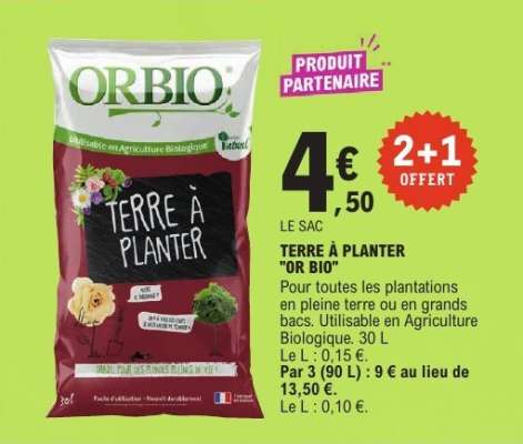 TERRE À PLANTER "OR BIO"