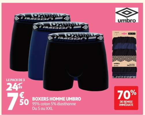 Boxers Homme Umbro