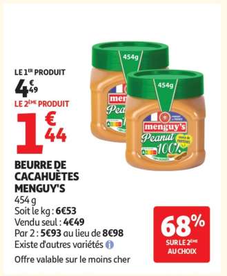 Beurre de Cacahuètes 'Menguy's'