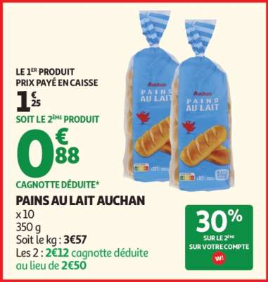 Pains Au Lait Auchan