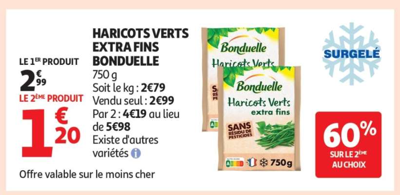 Haricots Verts Extra Fins Bonduelle