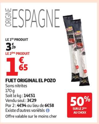 FUET ORIGINAL EL POZO