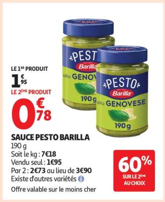 SAUCE PESTO BARILLA