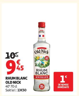 Rhum Blanc Old Nick