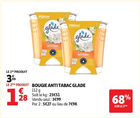 Bougie Anti-Tabac Glade